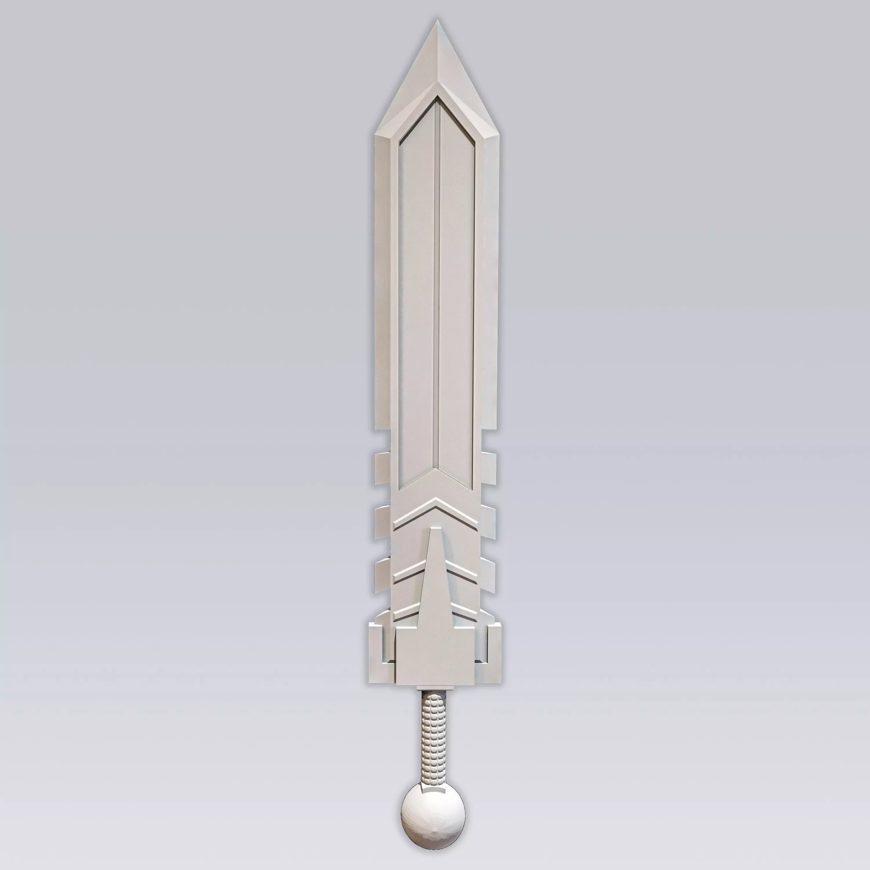 medieval sword 3D print model_0