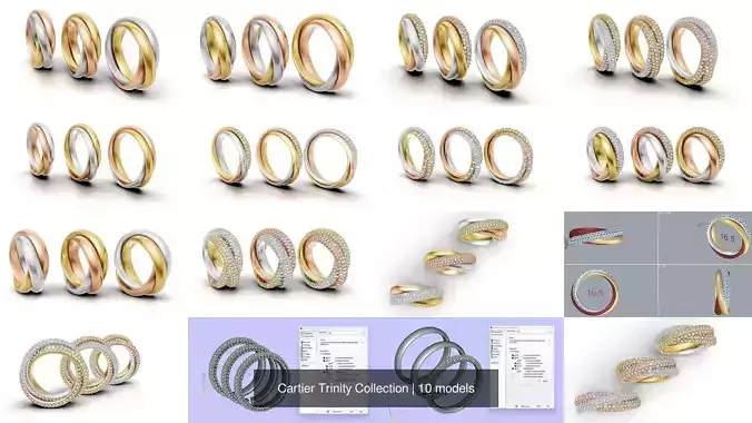 Cartier Trinity Collection 