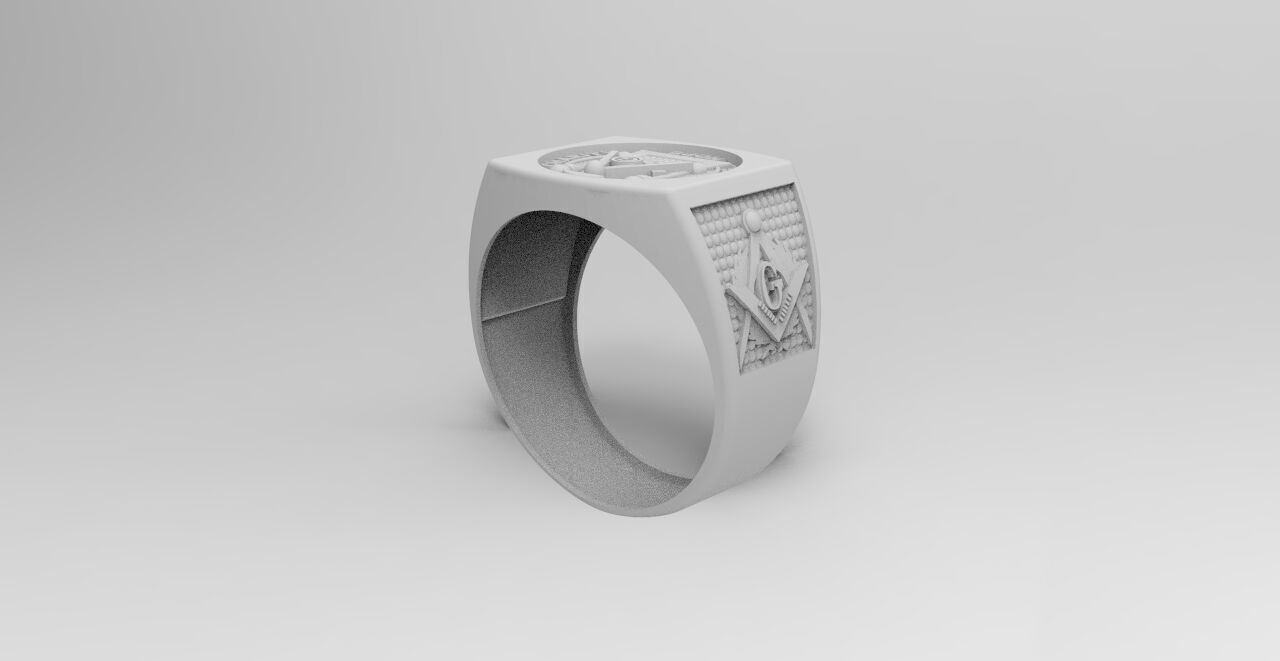 ANILLO MASON  3D print model_4