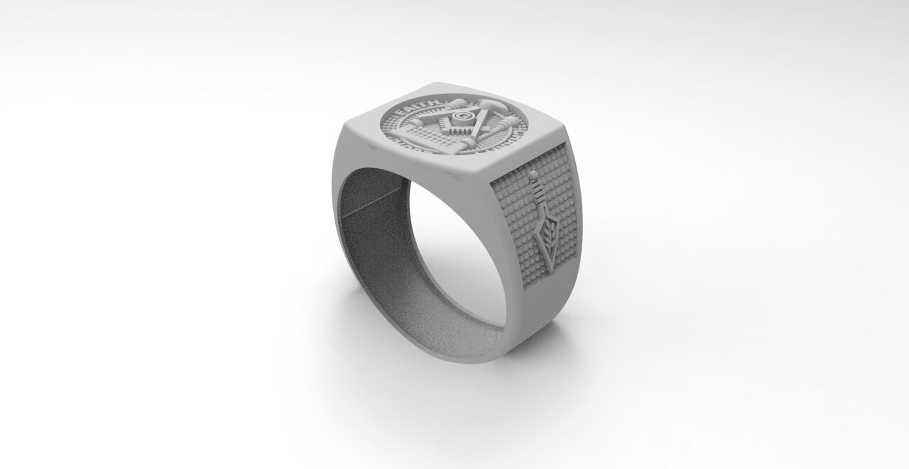 ANILLO MASON  3D print model_1