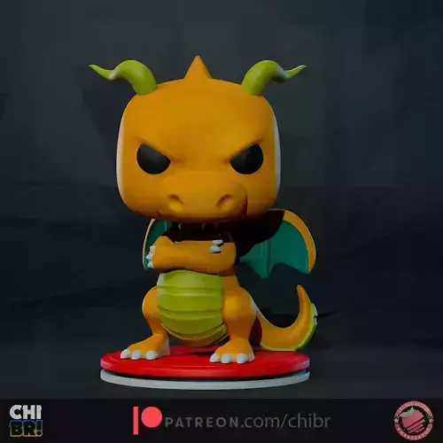 Dragonite - Pokemon - Funko 3D print model