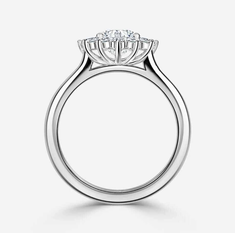 Diamond ring 02 3D print model_1