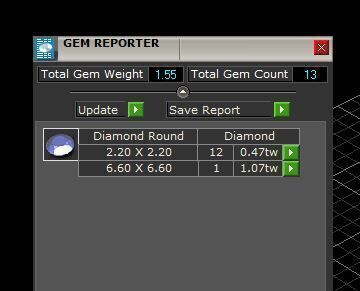 Diamond ring 02 3D print model_2