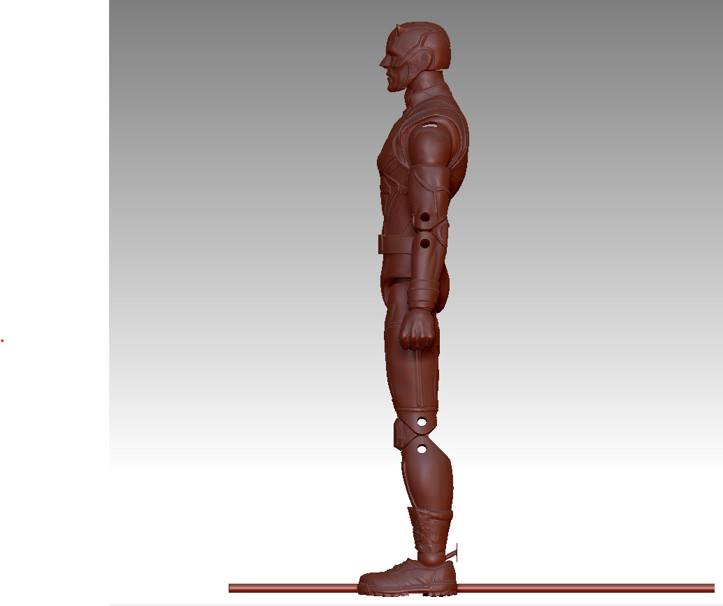 Daredevil - Born Again 13cm 3D print model_4