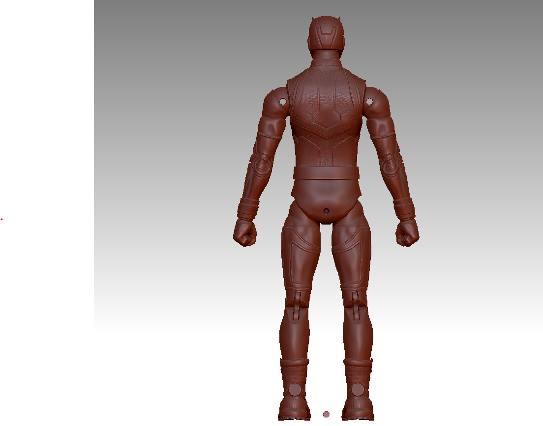 Daredevil - Born Again 13cm 3D print model_2