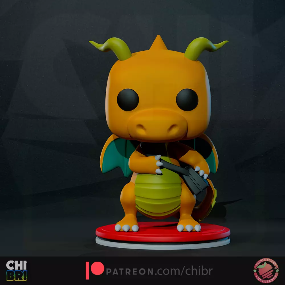 Dragonite Postman - Pokemon - Funko 3D print model
