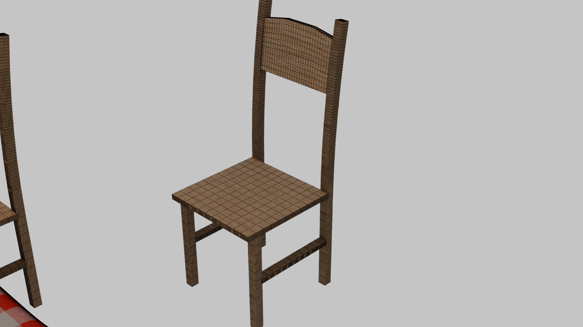 Prepared dining table 3D model_8