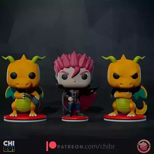 Lance and Dragonite BUNDLE - Pokemon - Funko 3D print model