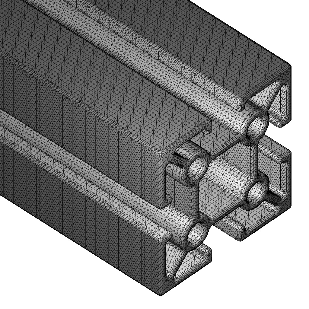Premium Square Profile 3D print model_5