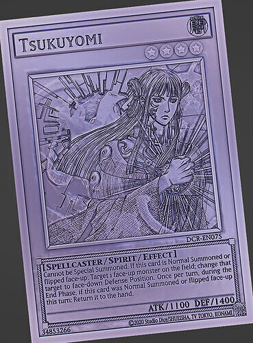Tsukuyomi - yu-gi-oh Free 3D print model