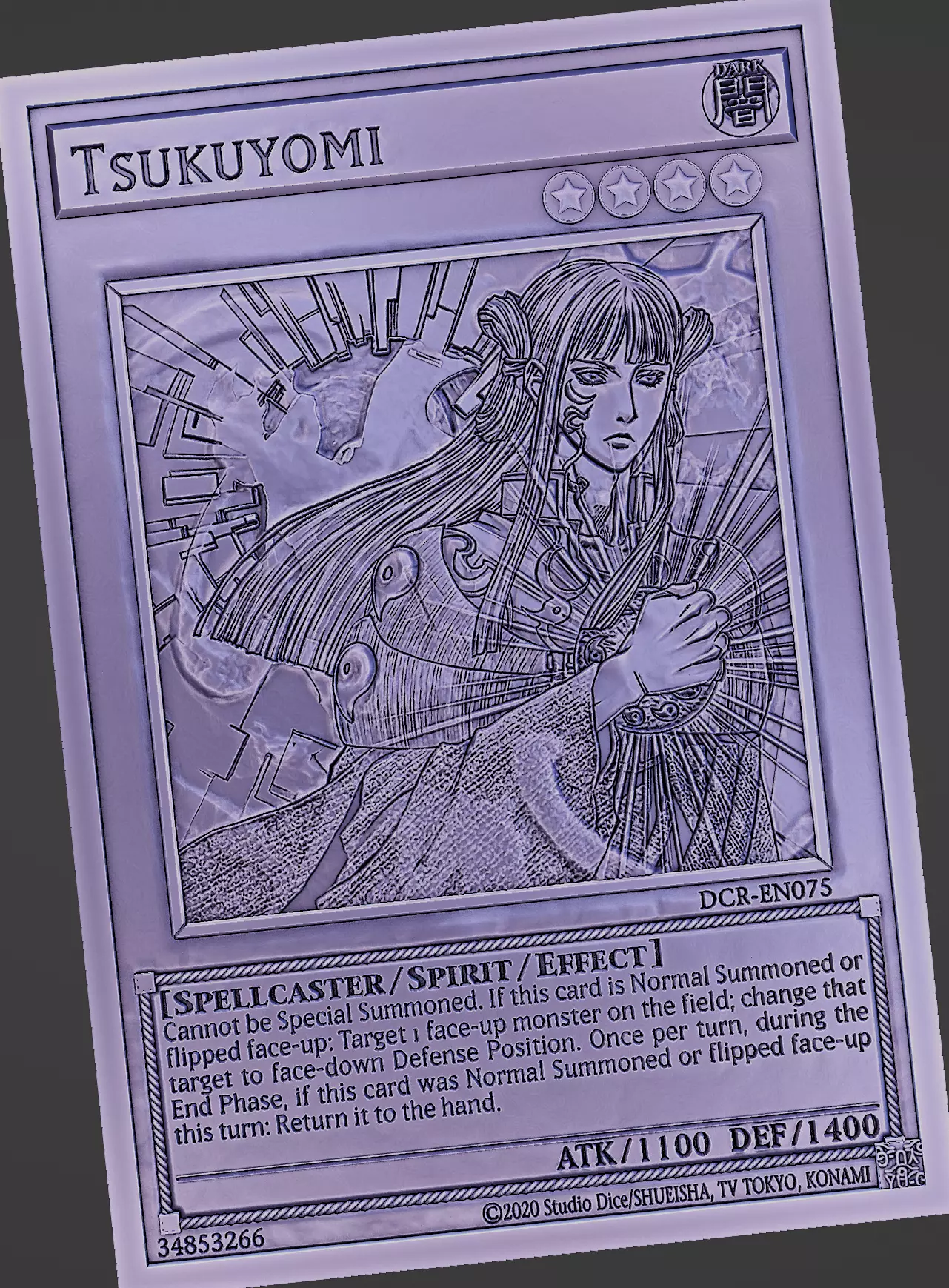 Tsukuyomi - yu-gi-oh Free 3D print model