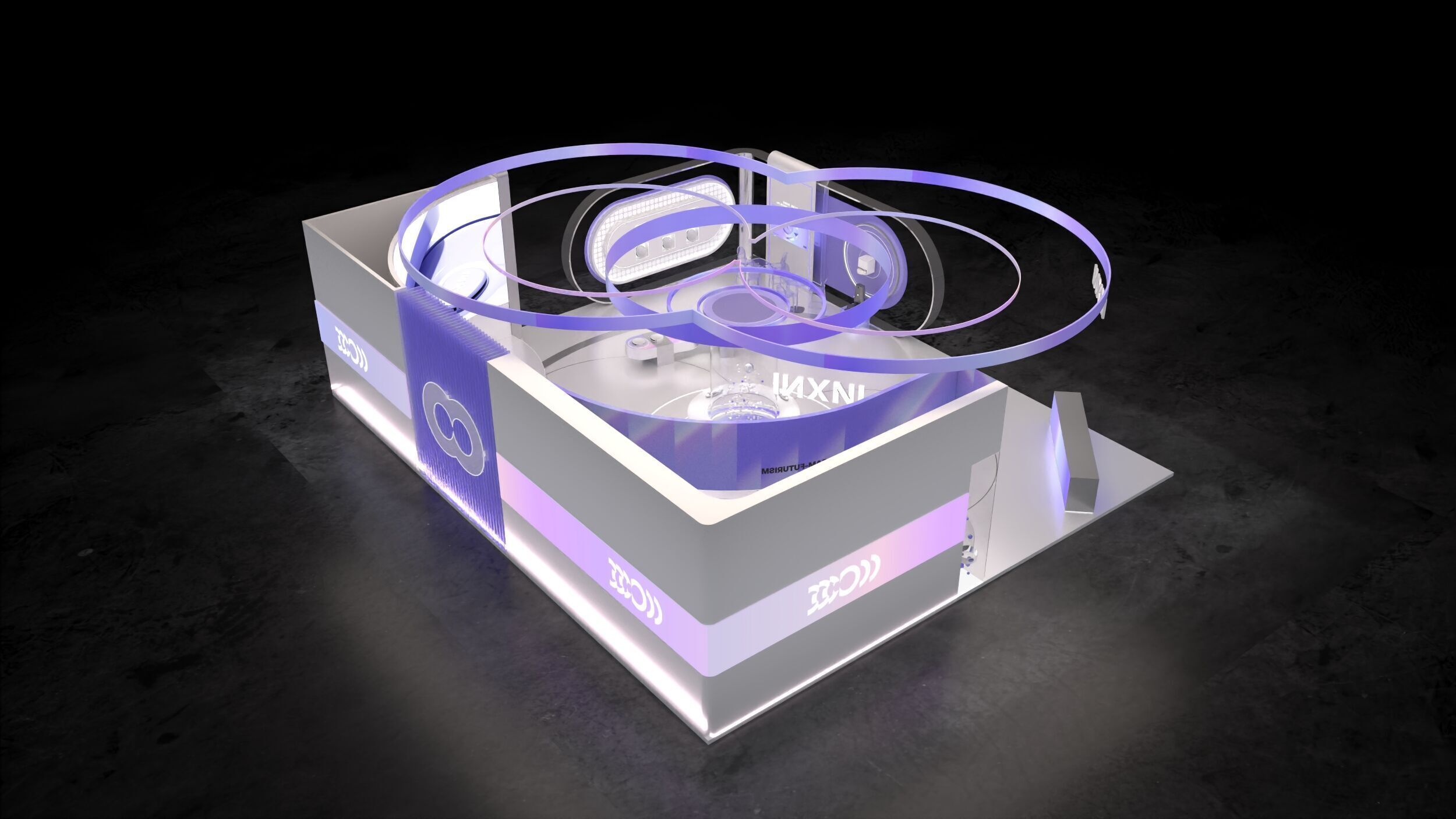 Robotic Vacuum Cleaner Exhibition Booth Design 3D model_7