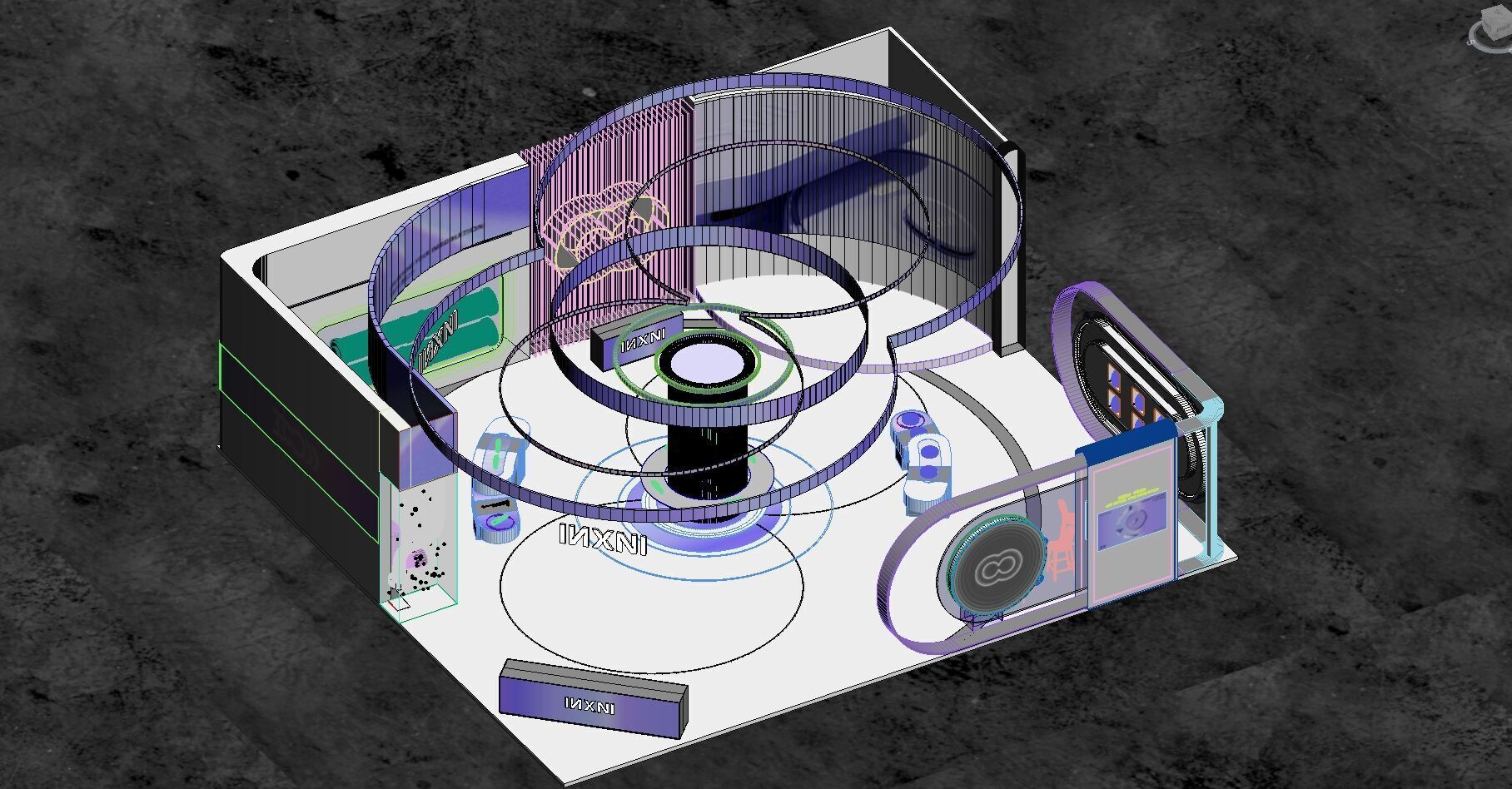 Robotic Vacuum Cleaner Exhibition Booth Design 3D model_19