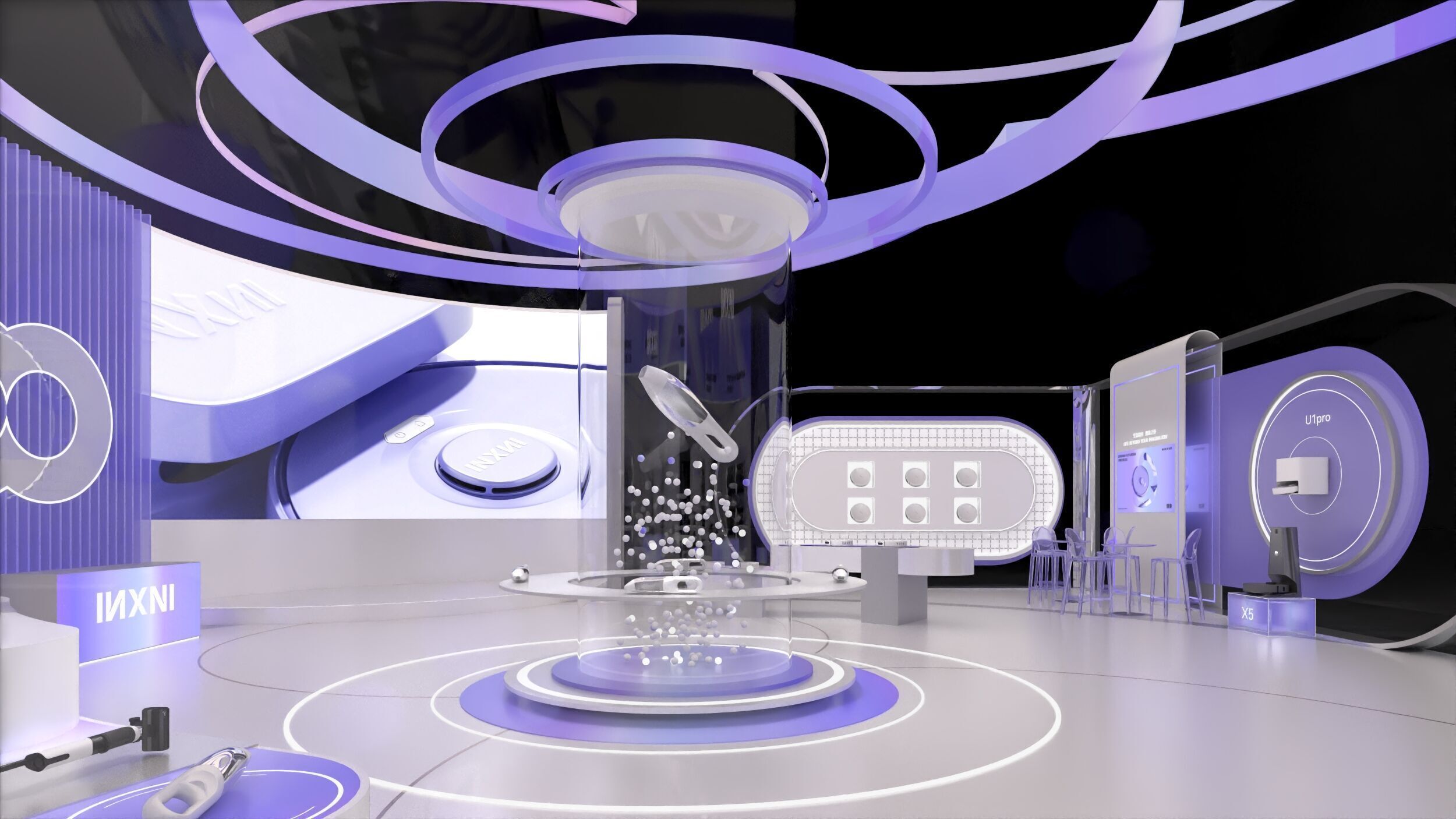 Robotic Vacuum Cleaner Exhibition Booth Design 3D model_8