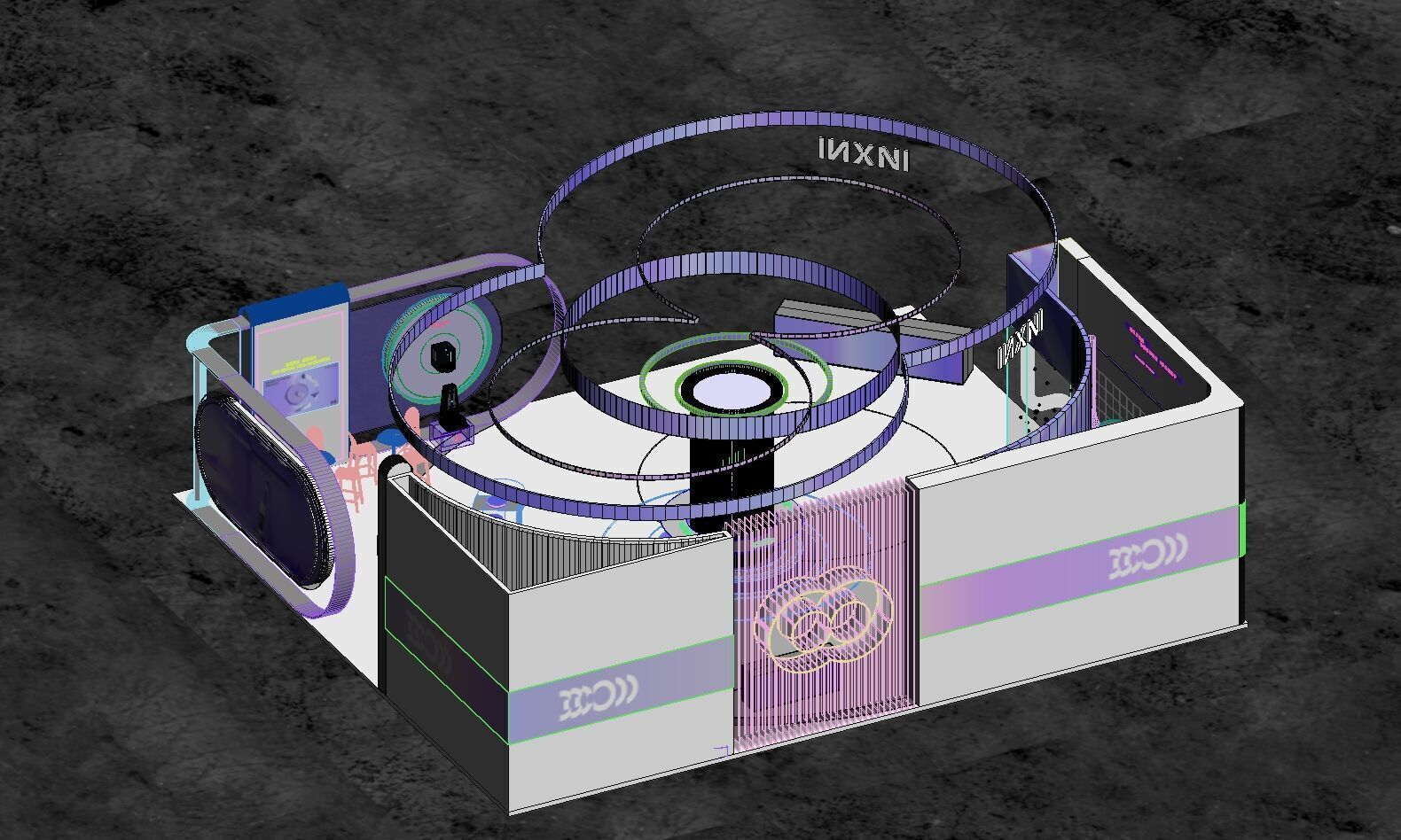Robotic Vacuum Cleaner Exhibition Booth Design 3D model_21