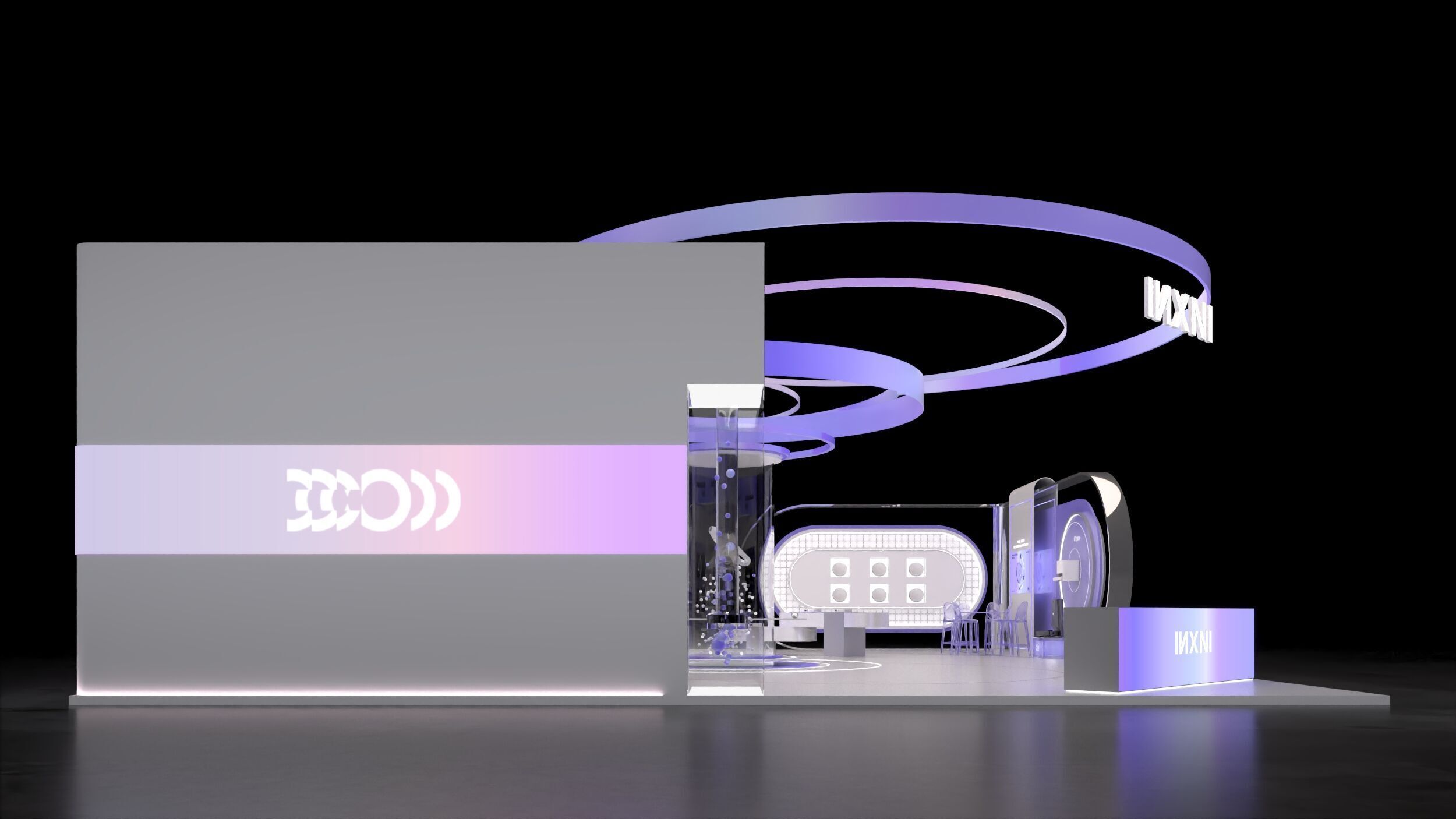 Robotic Vacuum Cleaner Exhibition Booth Design 3D model_4