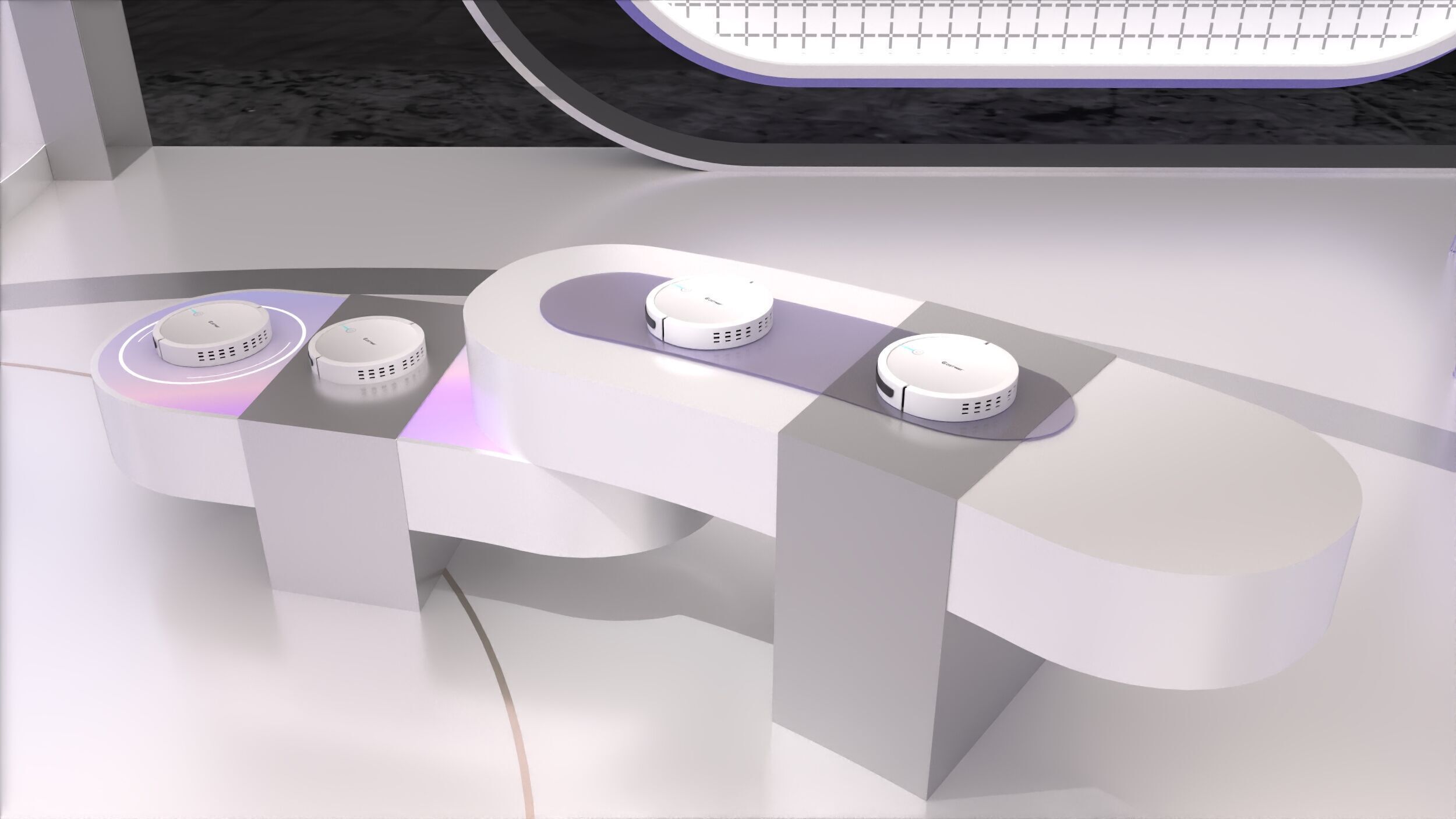 Robotic Vacuum Cleaner Exhibition Booth Design 3D model_10