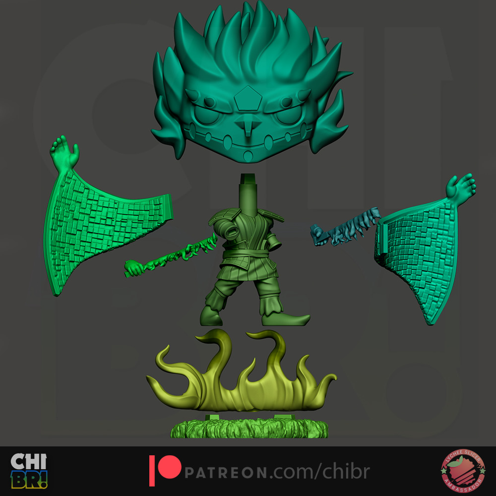 Susanoo Sasuke - Naruto - Funko 3D print model_7