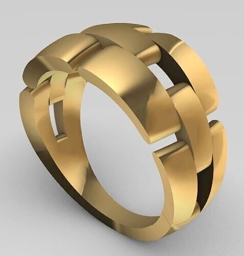 LUXURY RING  3D print model