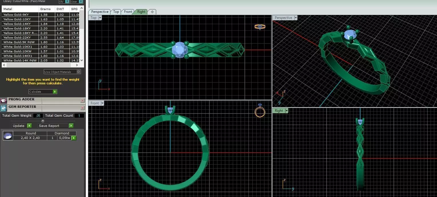 ring 34 3D print model_0