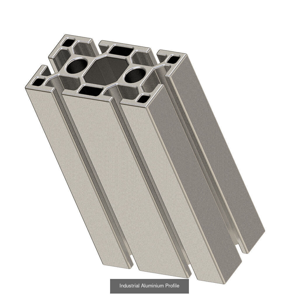 PREMIUM EXTRUSION PROFILE PACK 3D Model Collection_8