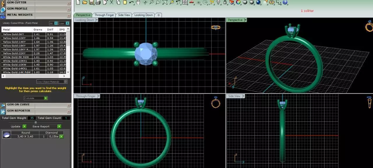 ring 1 3D print model_0