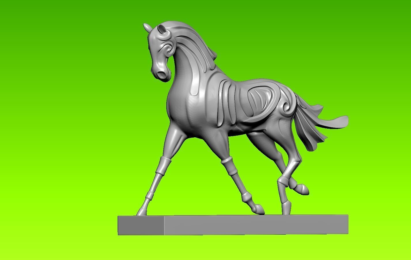 Horse desk decoration - 3D print 3D print model_1