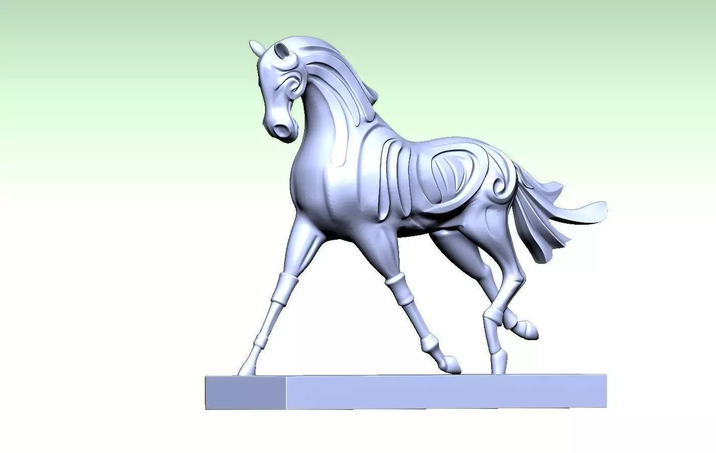 Horse desk decoration - 3D print 3D print model_0