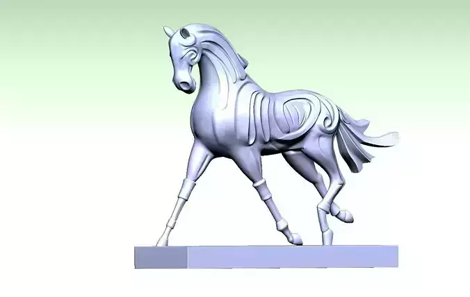 Horse desk decoration - 3D print