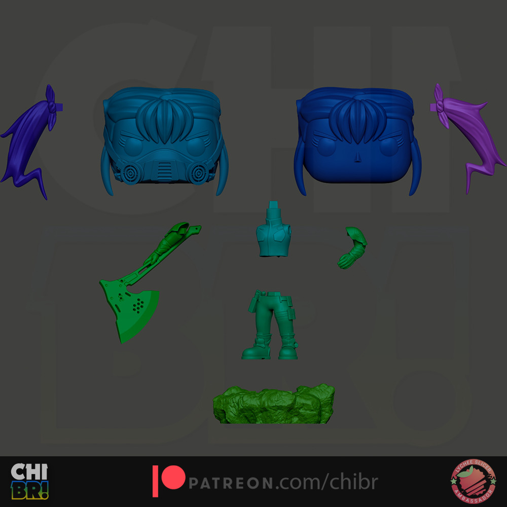 Kikoru Shinomiya - Kaiju n8 - Funko 3D print model_3