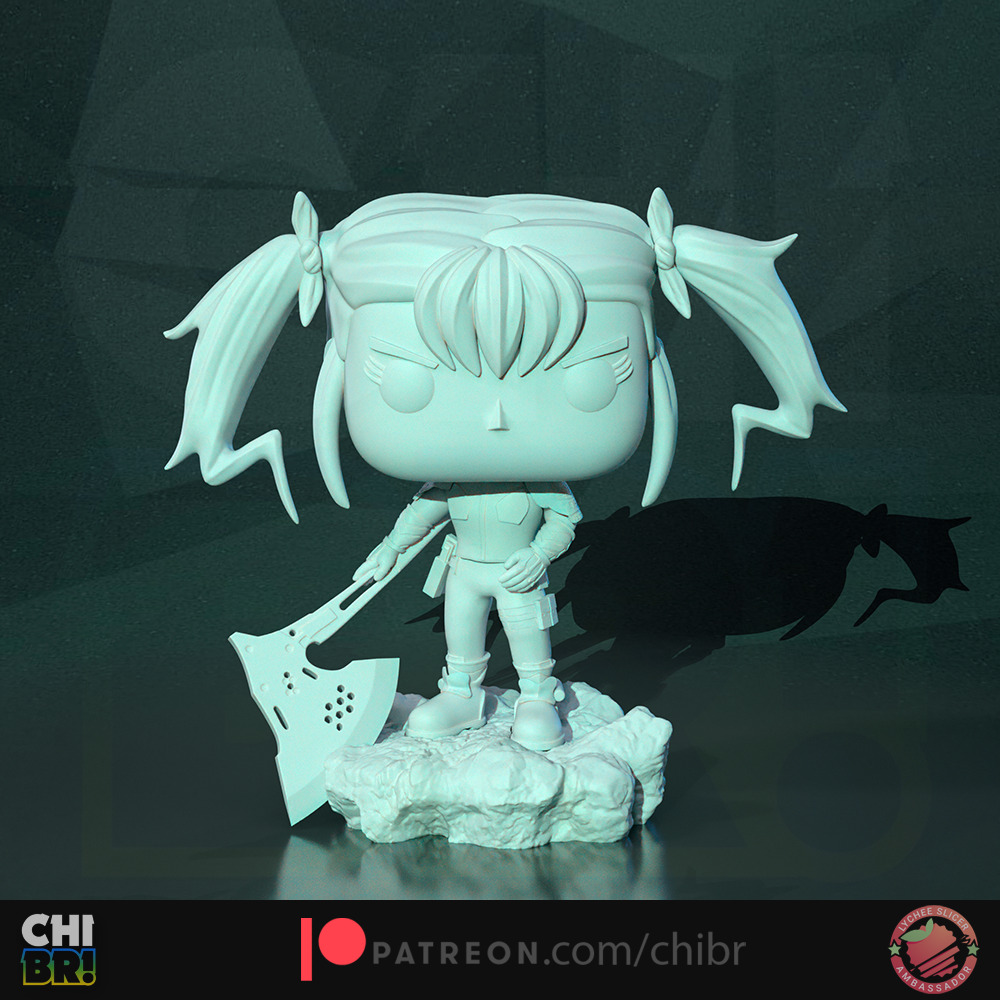 Kikoru Shinomiya - Kaiju n8 - Funko 3D print model_6