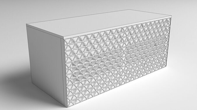 Buffet Table 3D model 2