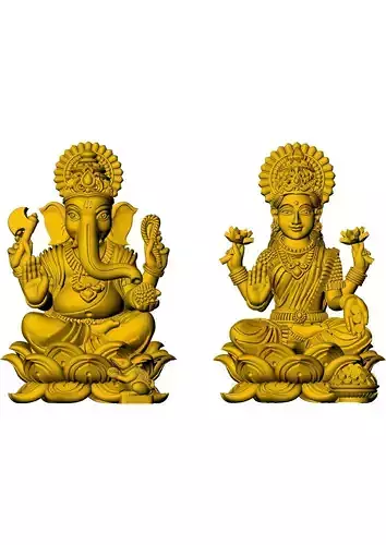 ganesh ji laxmi ji murti