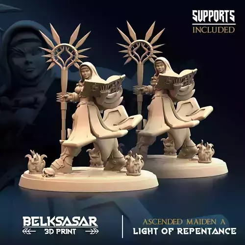 Ascended Maiden A Nude and Normal