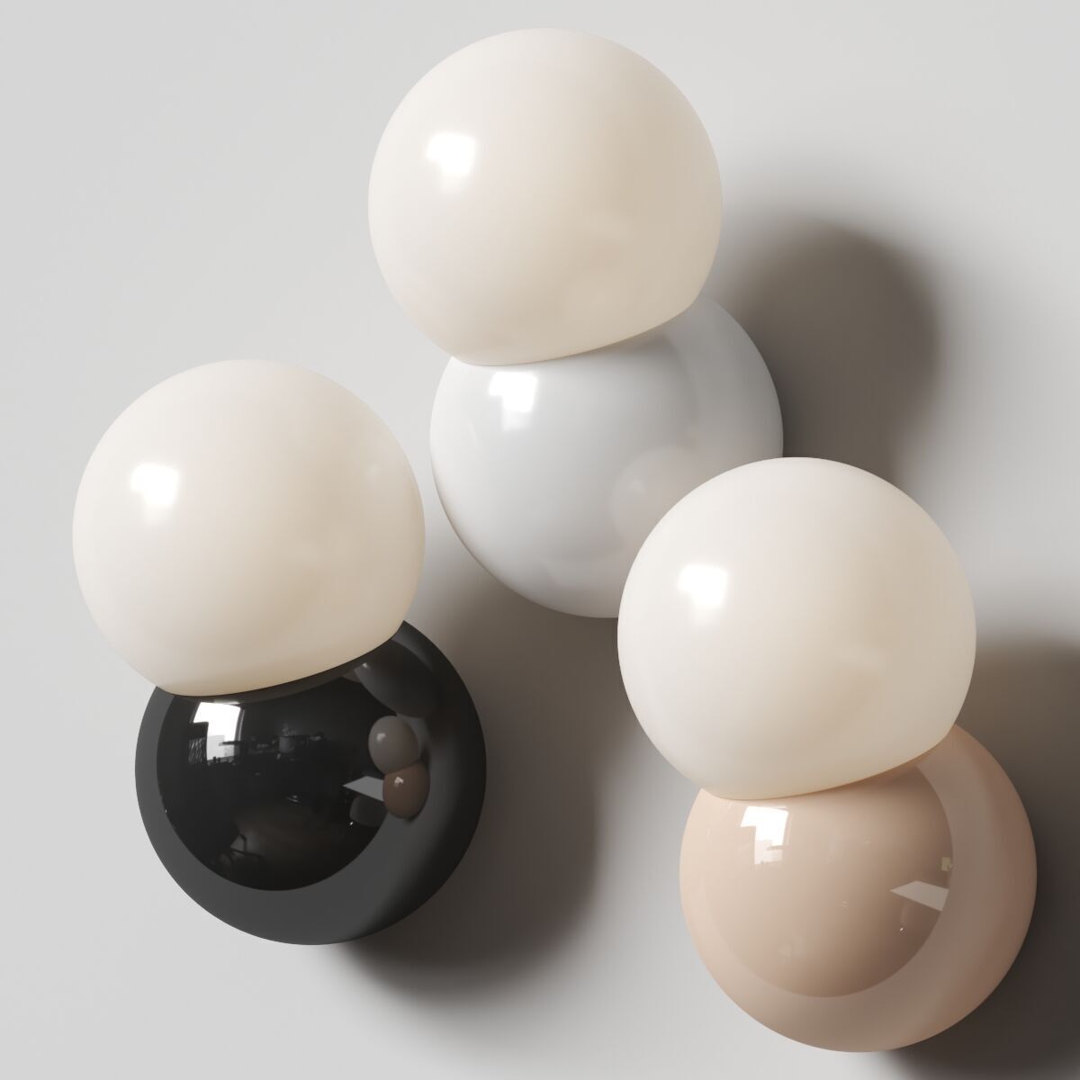 Orb Wall Lamp - Dekoor 3D model_1