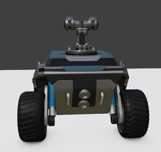 Armored Truck Free 3D model_7