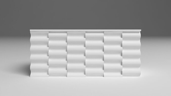 Buffet Table 3D model 5