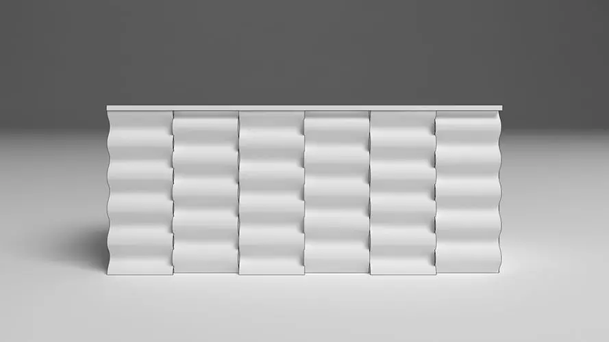 Buffet Table 3D model_0