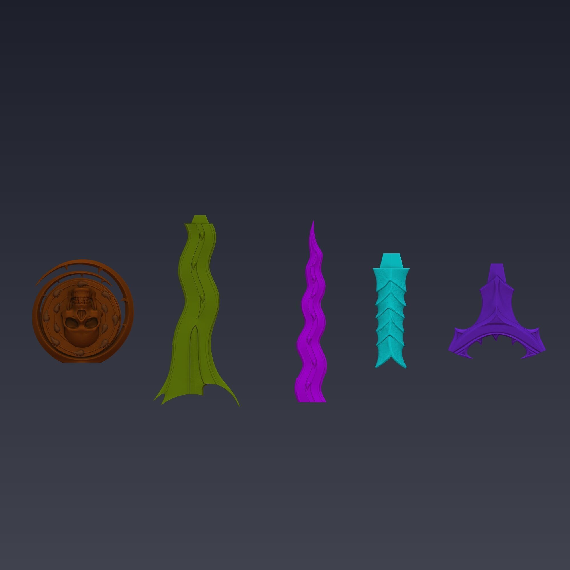 Stillmaker Dagger - Baldurs Gate 3 3D print model_7