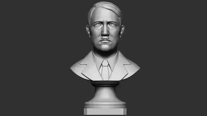 Adolf Hitler bust 3D print model