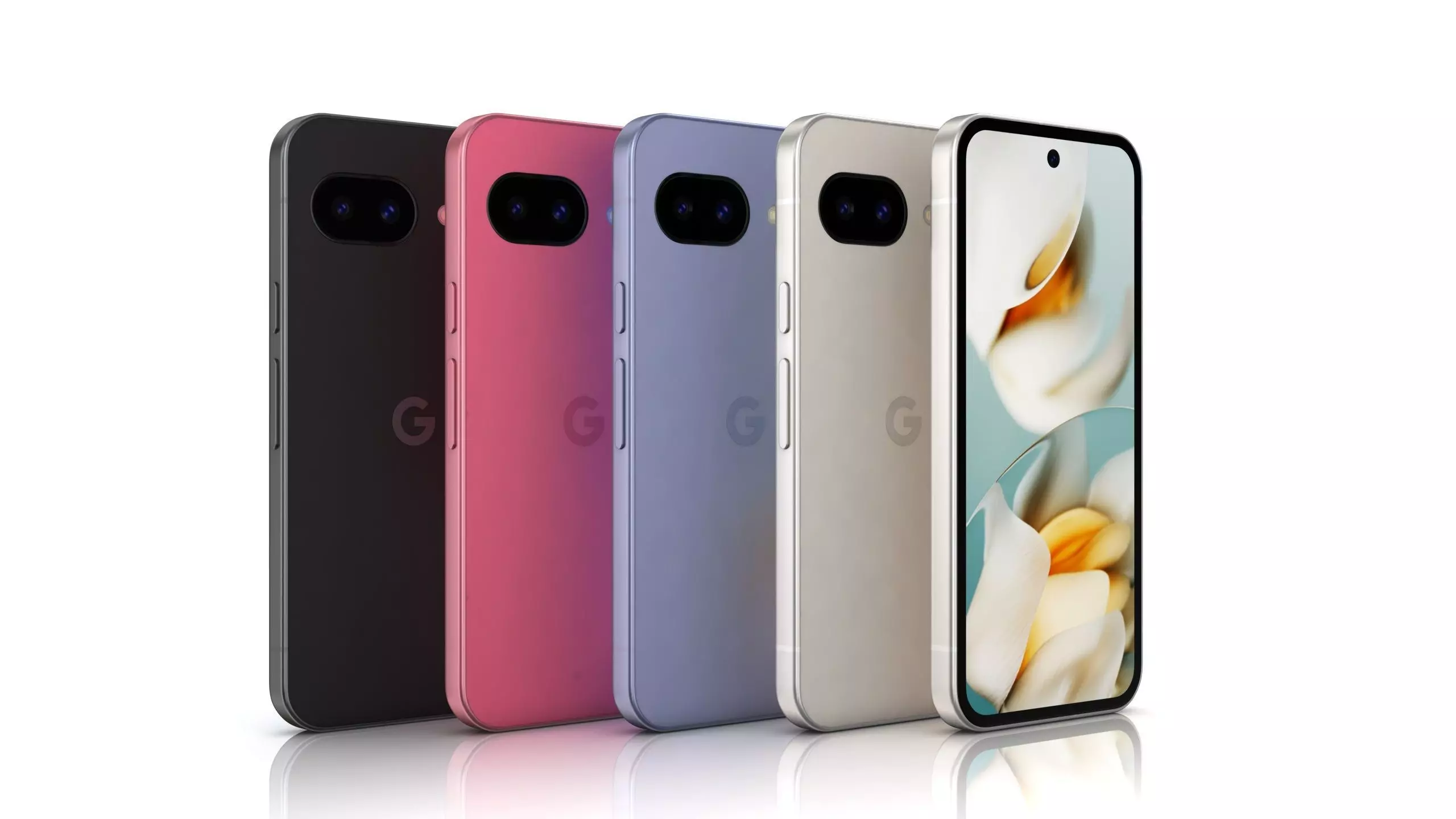 Google Pixel 9a all color 3D Model Collection_0
