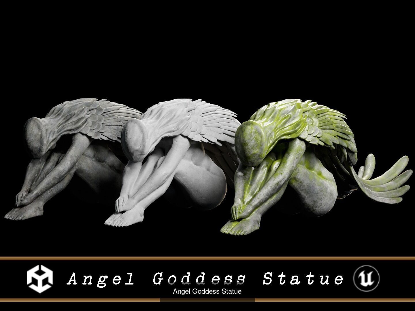 Garden Statue Pack 3D Model Collection_17