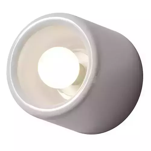 Round Cream Glass Lamp - Dekoor