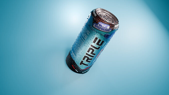 Realistic Metal Drink Can  High-Quality 3D model 7