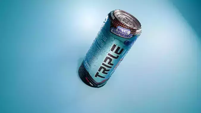 Realistic Metal Drink Can  High-Quality 3D model