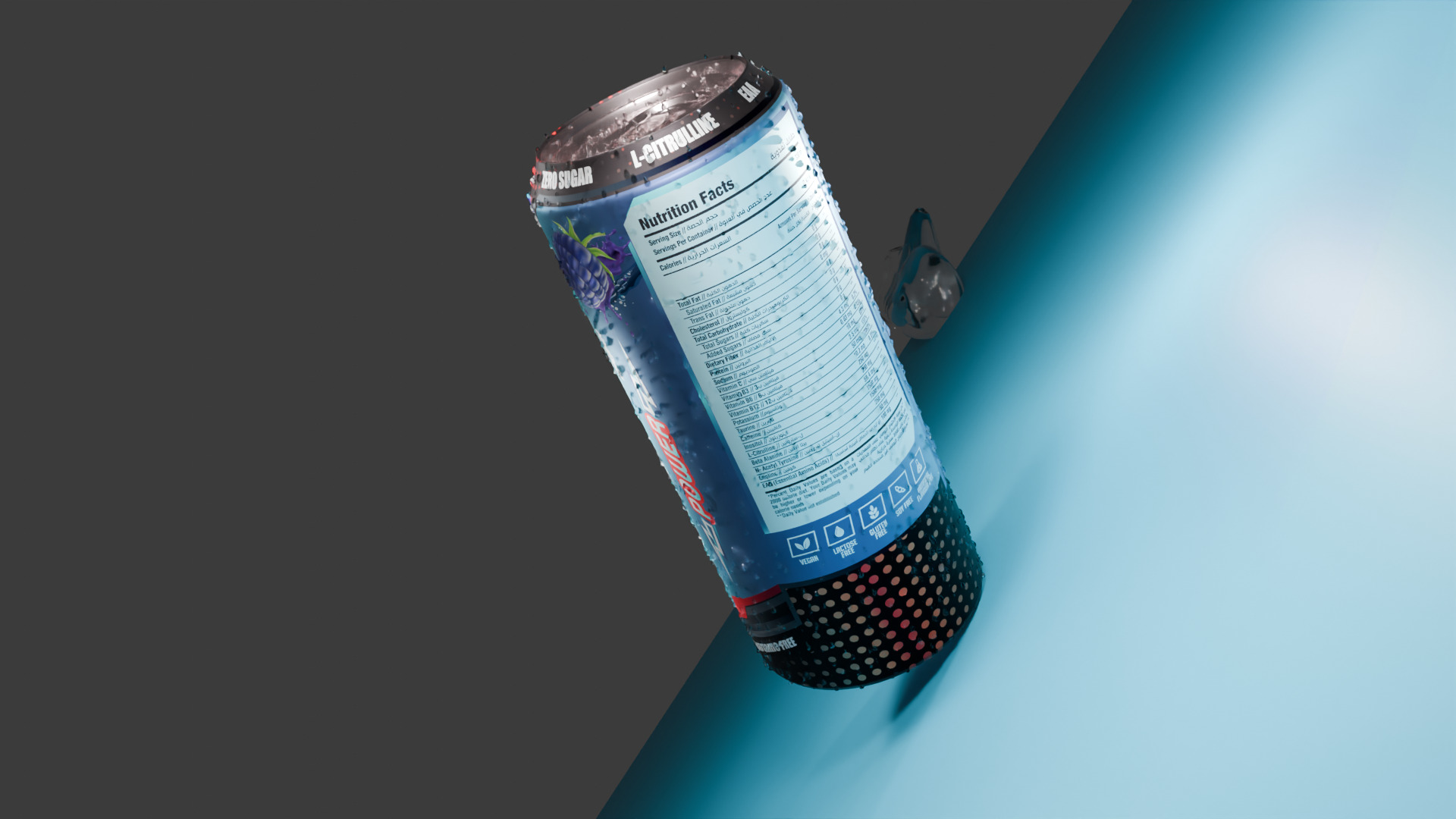 Realistic Metal Drink Can  High-Quality 3D model_10