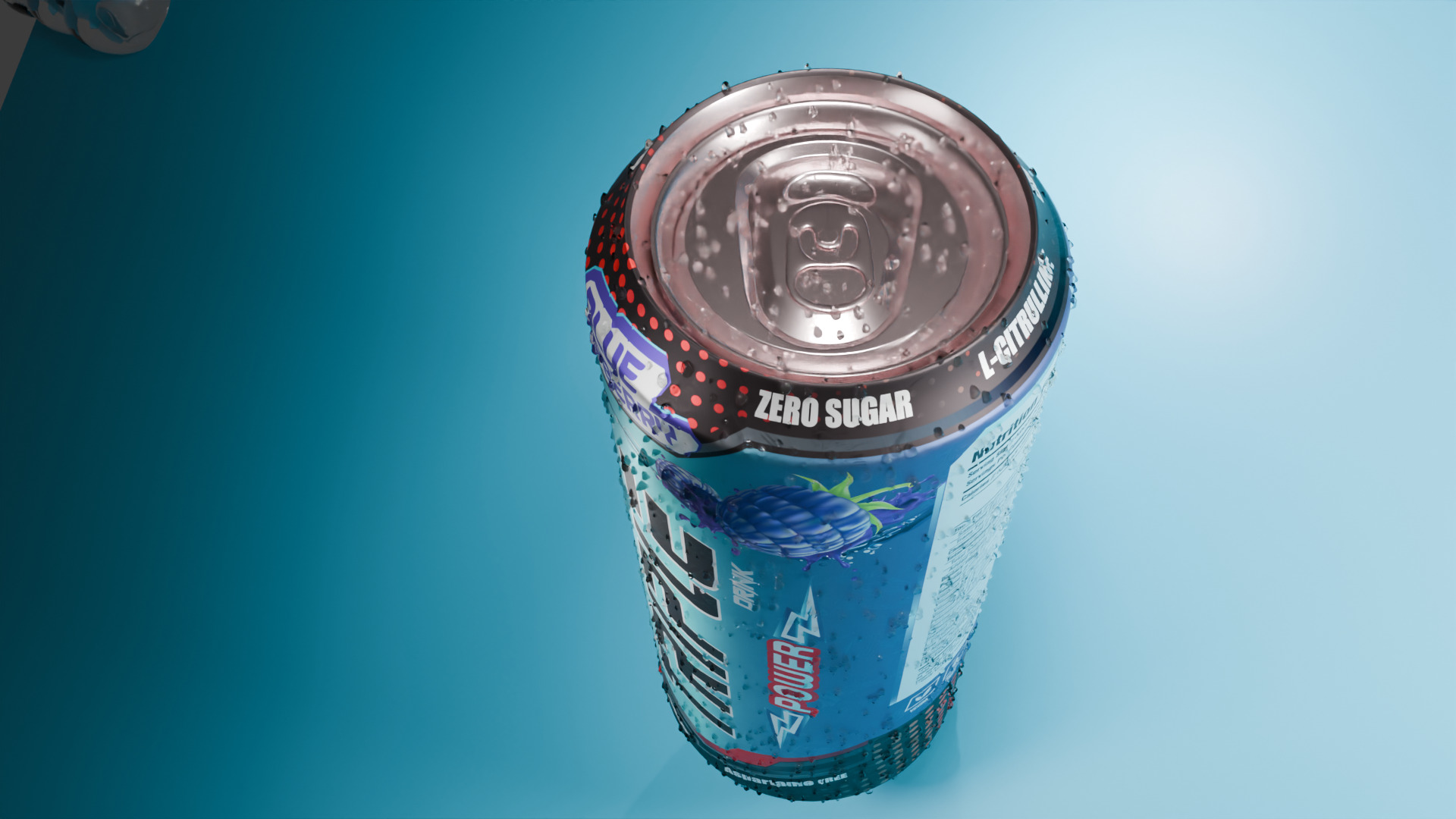 Realistic Metal Drink Can  High-Quality 3D model_12