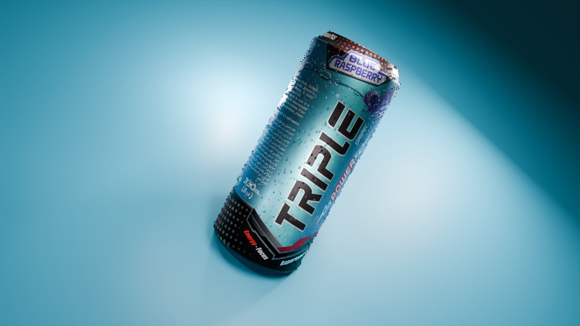 Realistic Metal Drink Can  High-Quality 3D model_7