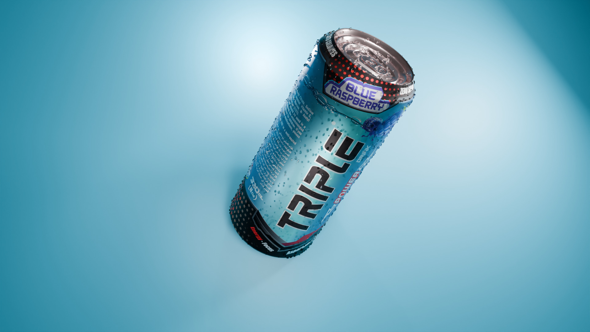 Realistic Metal Drink Can  High-Quality 3D model_5