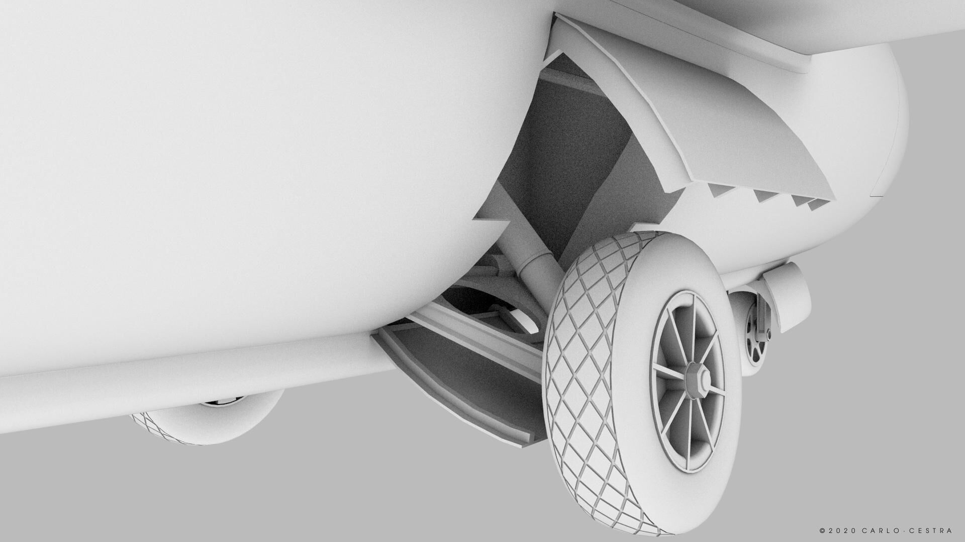 X-1 - Not rigged Low-poly 3D model_42